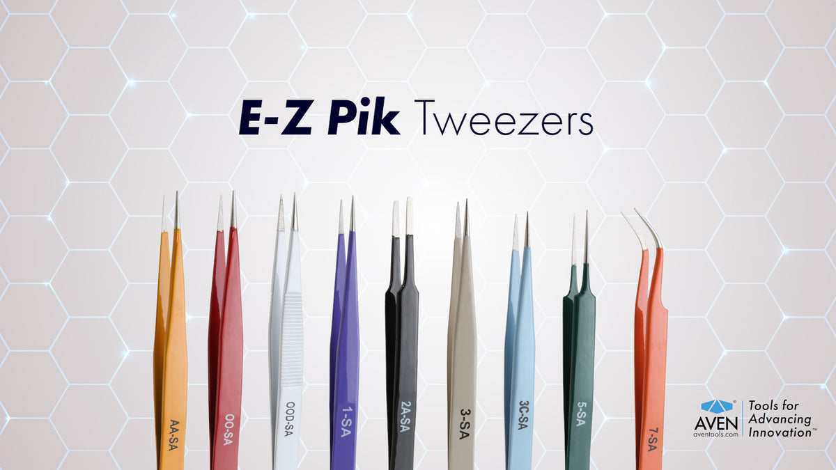 Aven Introduces New 9 Piece E-Z Pik Tweezers Set – Aven Tools
