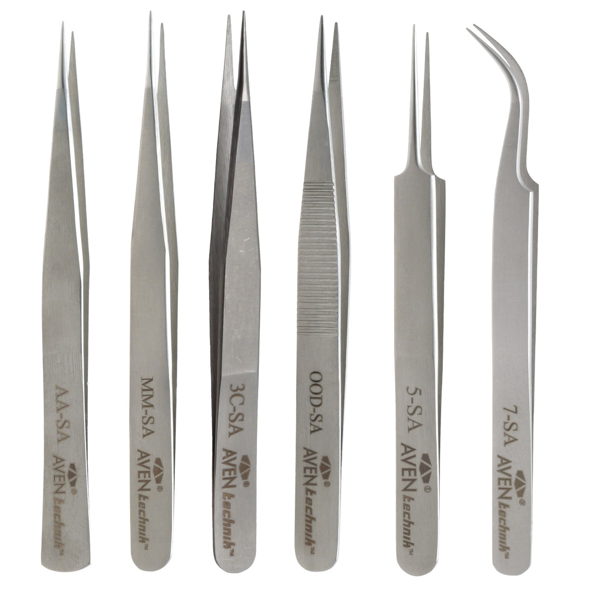 Technik 6-Piece Precision Tweezer Set – Aven Tools