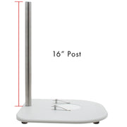 Ergo Microscope Stand with 16 Inch Post and Reversible Plate