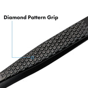 EZ Grip Black Tweezers Stainless Steel, 2A Pattern