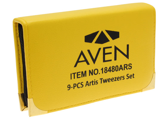 Artis 9-Piece Tweezers Set with Carrying Case – Aven Tools