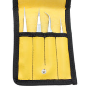 4 Piece Precision Tweezers Set