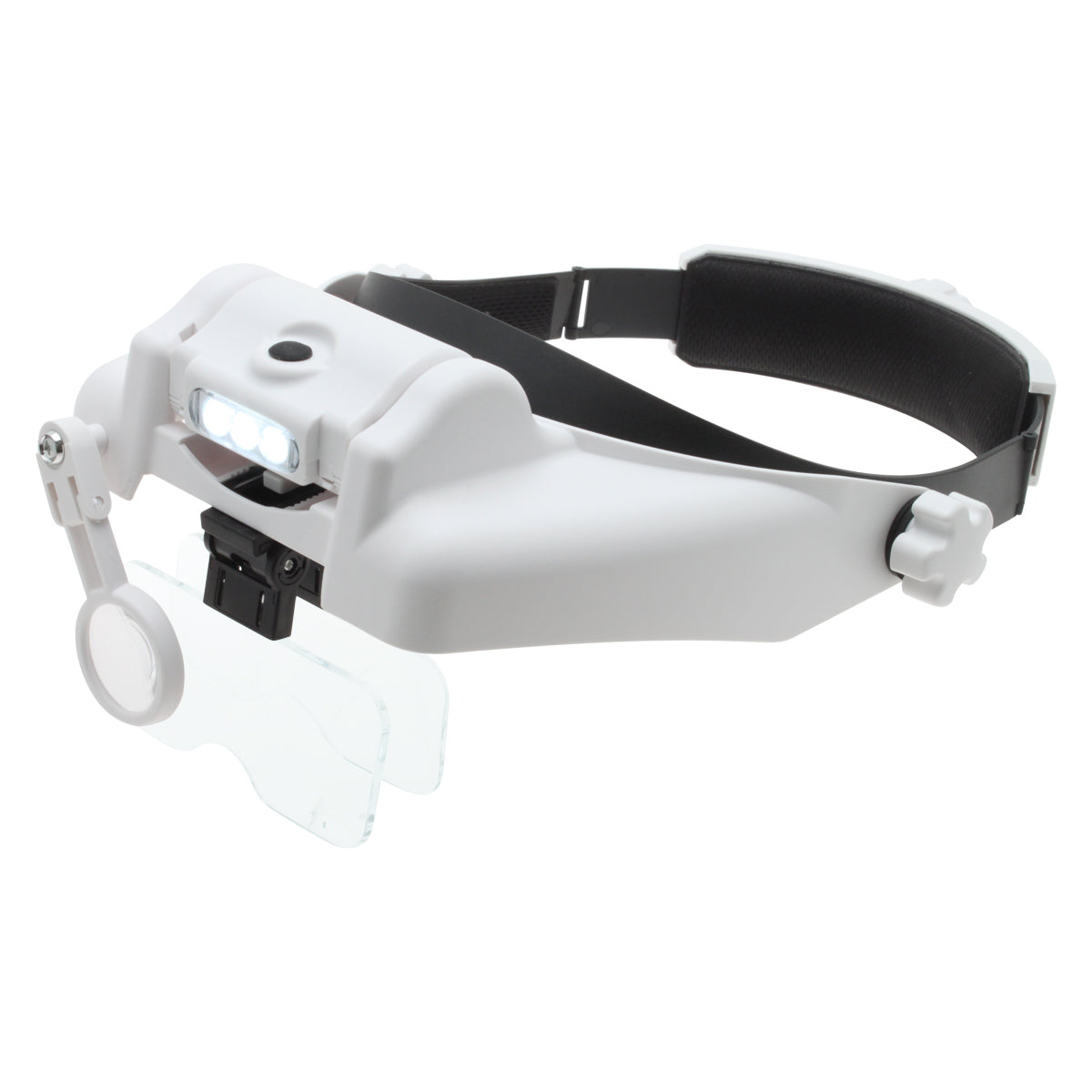 SUNJOYCO Headband Magnifier With Light - 1X To 14X Magnification For Detailed Work & Hobbies
