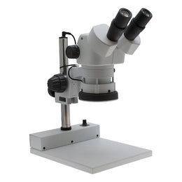 ESD Safe SPZ-50E Stereo Zoom Binocular Microscope on Stand PLED