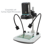 Cyclops Post Stand with Gooseneck and Backlight LEDs