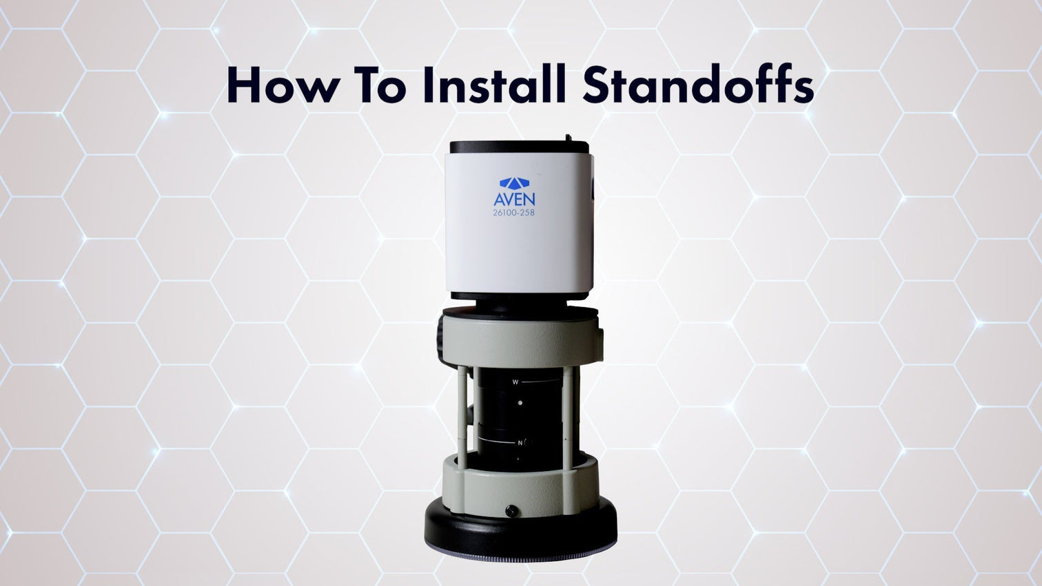 How To Install Long Standoffs for Digital Microscopes – Aven Tools