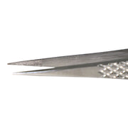 EZ Grip Micro-Serrated Tweezers Stainless Steel, #3C Pattern