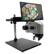 MicroVue 2.0 Digital Microscope [21x - 133x] with Ultra Glide Boom Stand and 360 Viewer
