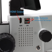 MicroVue Digital Microscope with Built-In HD Monitor [17 - 110x] and LED Backlight