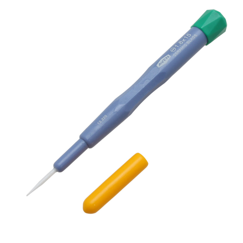Ceramic Alignment Screwdriver - Slotted - Tip Size 1.8mm – Aven Tools Ceramic Alignment Screwdriver - Slotted - Tip Size 1.8mm – Aven Tools