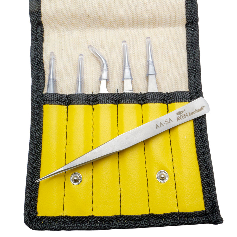 Technik 6-Piece Precision Tweezer Set – Aven Tools
