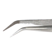 EZ Grip Micro-Serrated Tweezers Stainless Steel, 5B Pattern