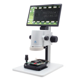 MicroVue Digital Microscope with X/Y/R Stage [17x - 110x]