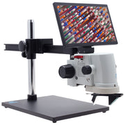 MicroVue Digital Microscope with Ultra Glide Stand and 360 Viewer [17x - 110x]