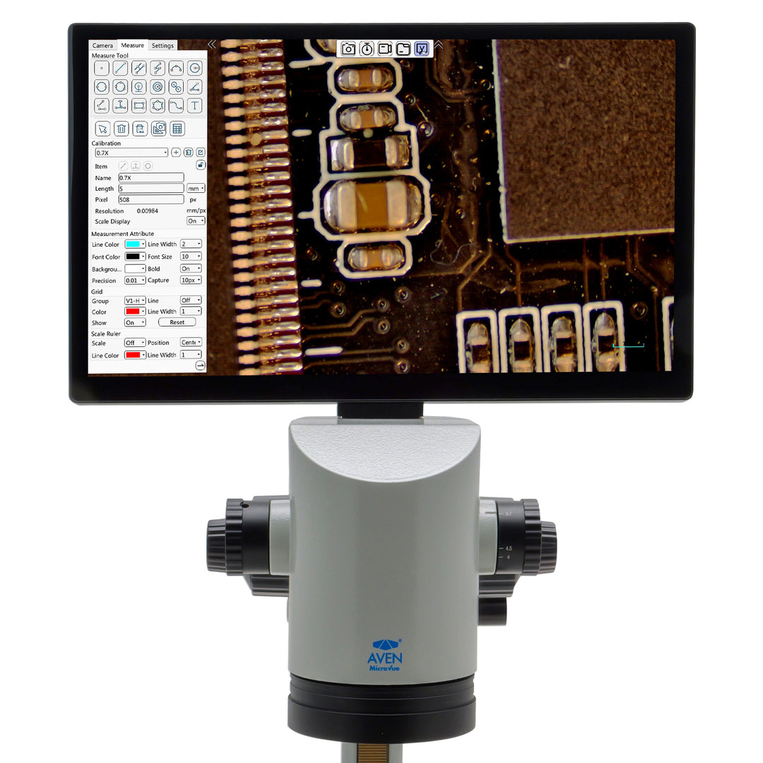 MicroVue 2.0 [21x - 133x] Digital Microscope – Aven Tools