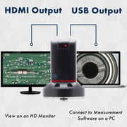 Digital Microscope Cyclops 4K [13x-140x]  with Ultra Glide Stand