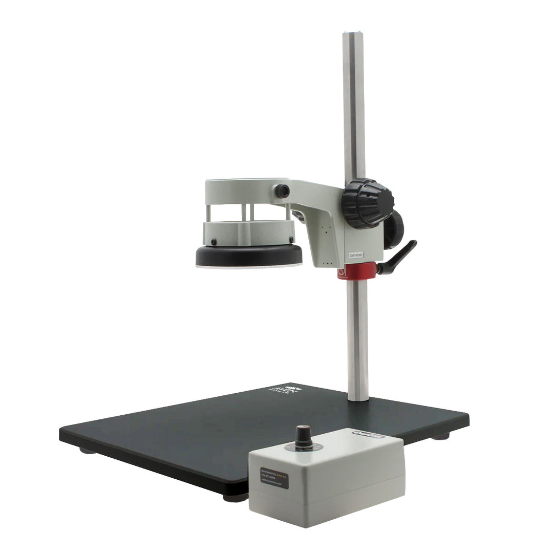 Heavy Duty Post Stand with Safety Clamp 25mm, with Ring Light LED with ...