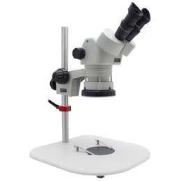 Stereo Zoom Microscope SPZ-50 [6.7x - 50x] With Ergo Post Stand and LED Focus Mount