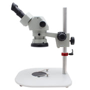Stereo Zoom Microscope SPZ-50 [6.7x - 50x] With Ergo Post Stand and LED Focus Mount