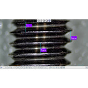 Stereo Zoom Trinocular Microscope SPZV-50 [6.7x–50x] with Mighty Cam Eidos 4K XL Camera/Monitor on Post Stand