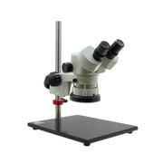 Stereo Zoom Microscope SPZ-50 [6.7x - 50x] With Post Stand and LED Focus Mount