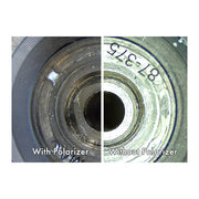 Stereo Zoom Microscope SPZV-50 [6.75x–143x] with Mighty Cam Eidos 4K Camera/Monitor on Post Stand with Polarized LED Ring Light