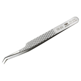 EZ Grip Micro-Serrated Tweezers Stainless Steel, 5B Pattern