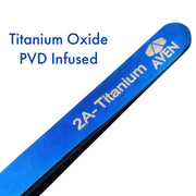 Titanium Blue Tweezers, Pattern #2A