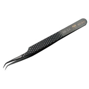 EZ Grip Black Tweezers Stainless Steel, 5B Pattern