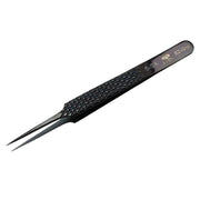 EZ Grip Black Tweezers Stainless Steel, 5 Pattern