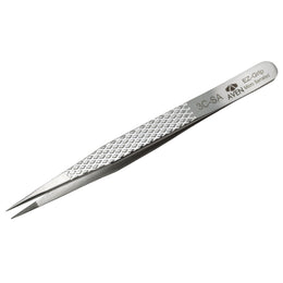 EZ Grip Micro-Serrated Tweezers Stainless Steel, #3C Pattern