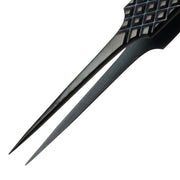 EZ Grip Black Tweezers Stainless Steel, 5 Pattern