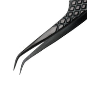 EZ Grip Black Tweezers Stainless Steel, 5B Pattern