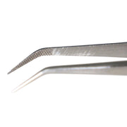 EZ Grip Micro-Serrated Tweezers Stainless Steel, 65A Pattern