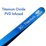 Titanium Blue Tweezers, Pattern #3C