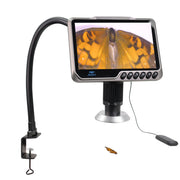 ClearVue 2.0 Digital Microscope on FlexArm Stand with Table Clamp
