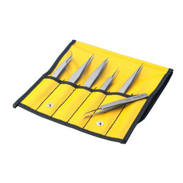 Technik 6-Piece Precision Tweezer Set