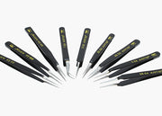 Artis 9-Piece Tweezers Set with Carrying Case