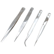 4 Piece Precision Tweezers Set