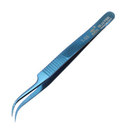 Blu-Tek Tweezers with Fine Curved Tips Style 7-SS
