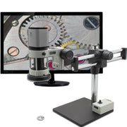 Digital Microscope Mighty Cam ES [7x-70x] Macro Lens with Double Arm Boom Stand