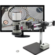 Digital Microscope Mighty Cam Pro Auto Focus [7x-70x] Macro Lens with Double Arm Boom Stand