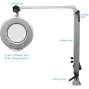 ProVue™ Deluxe Magnifying Lamp 5 Diopter [2.25x]  with White and Amber LEDs