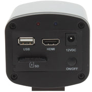 Digital Microscope with 360 Viewer, Mighty Cam ES on Post Stand with Gooseneck LEDs [22x - 147x]