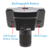 Mighty Scope ClearVue Digital Microscope 8x-25x with Dual Gooseneck LEDs and Back  Light