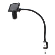 Mighty Scope ClearVue Digital Microscope 8x-25x + 18 Inch FlexArm Stand with Table Clamp