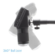 Mighty Scope ClearVue Digital Microscope 8x-25x + 18 Inch FlexArm Stand with Table Clamp