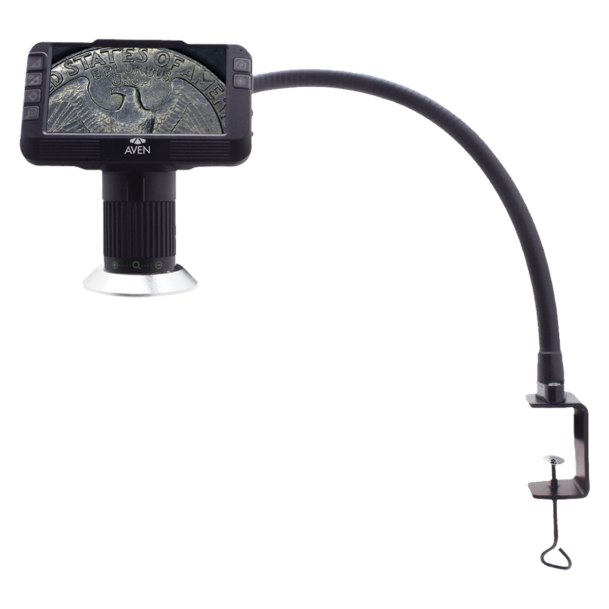 Mighty Scope ClearVue Digital Microscope 8x-25x + 18 Inch FlexArm Stan ...