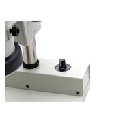 Stereo Zoom Binocular Microscope SPZ-50[6.75x to 50x]on Post Stand with Integrated LED Light