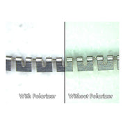 Stereo Zoom Binocular Microscope SPZ-50 [6.75x-50x] on Post Stand with LED Ring Light with Adjustable Polarizer